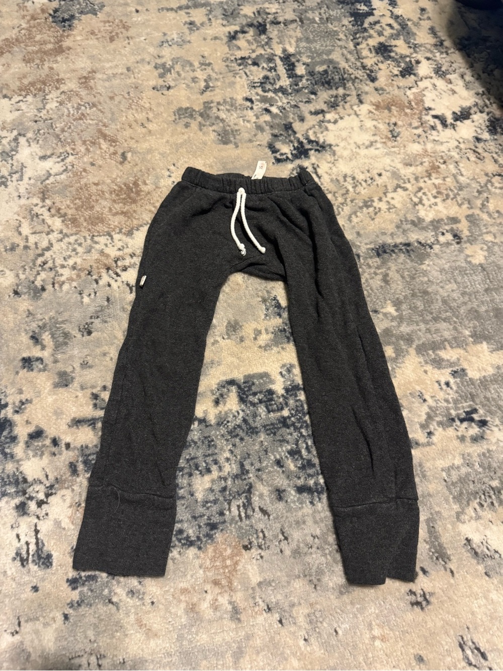 Kids Charcoal Knit Jogger Pants - childhoods clothing